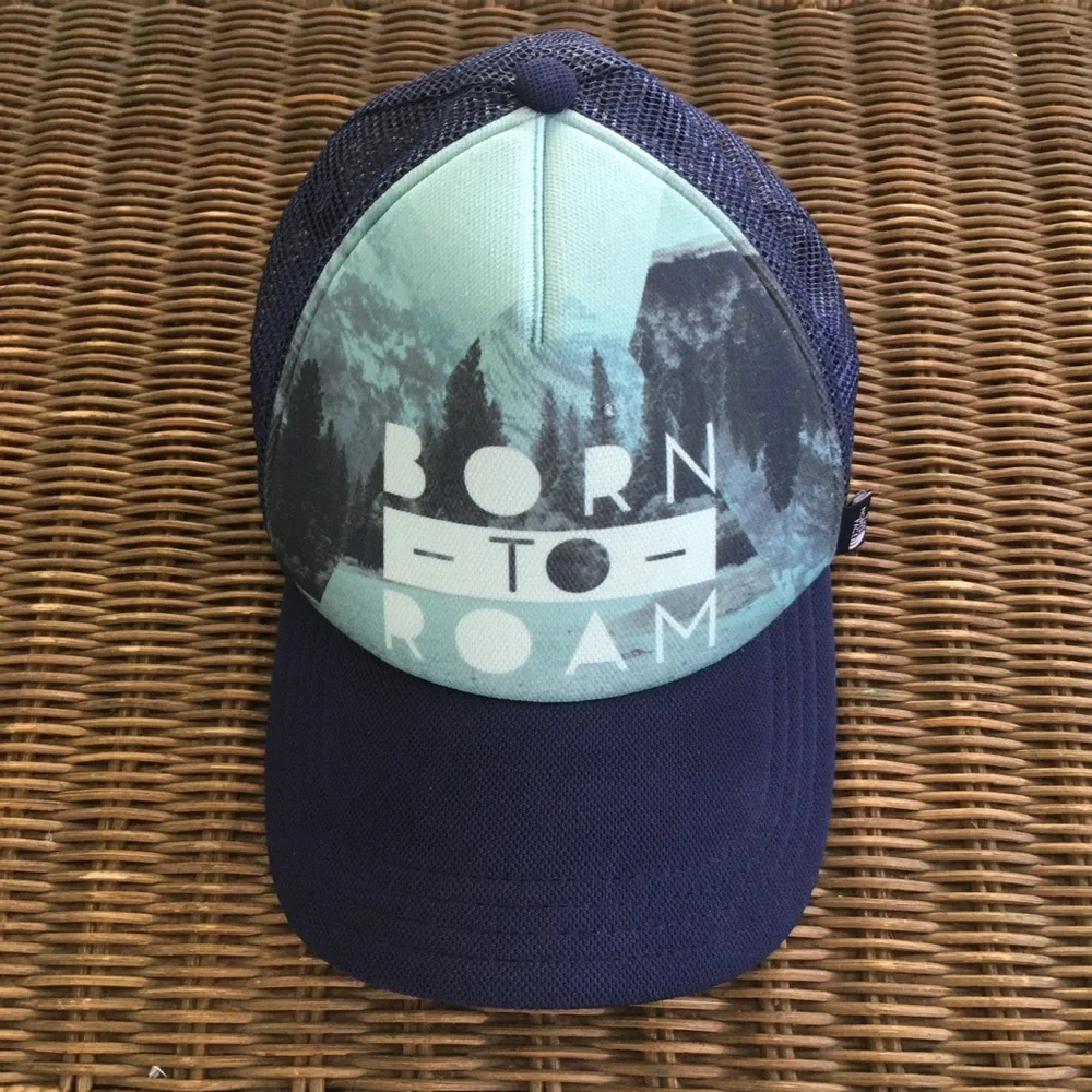 The North Face Born to Roam SnapBack Trucker Hat Hiking Camping Backpacking